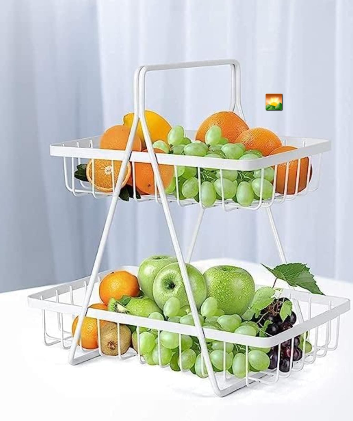 Basket For Fruit Storage | Rack For Kitchen - Upstyle Craft