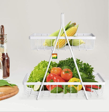 Basket For Fruit Storage | Rack For Kitchen - Upstyle Craft