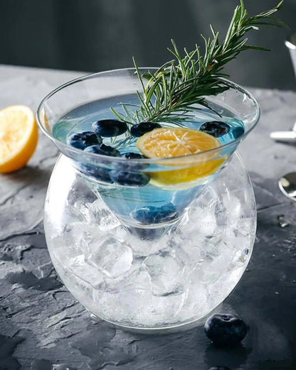 Cocktail Glass with Chiller Set