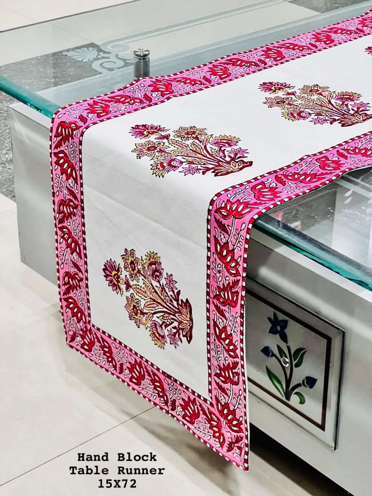 Hand Block Table Runner