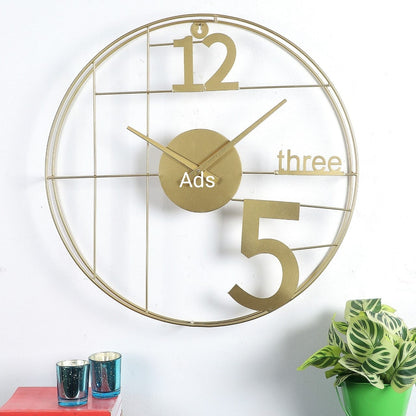 Antique Round Wall Clock (Large) - Upstyle Craft