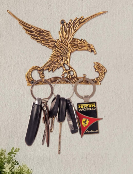 Eagle Brass Key Holder | Wall Mount Key Hook