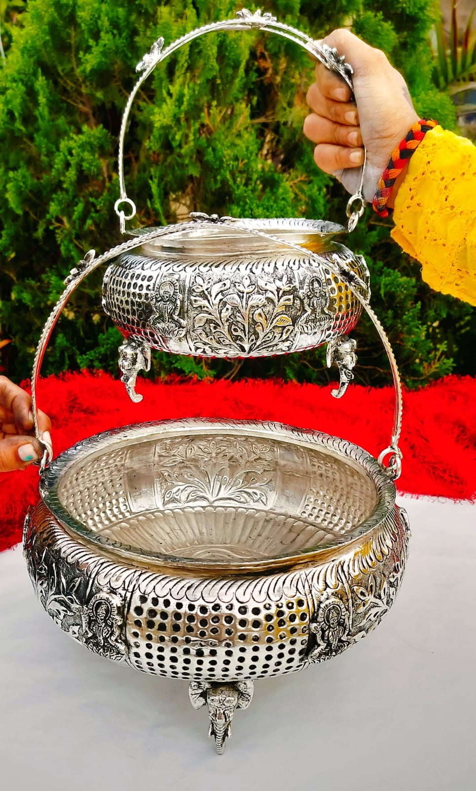 German Silver Basket