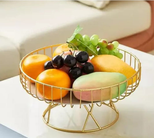 Luxury Metal Fruit Basket | Fruit Basket for Table