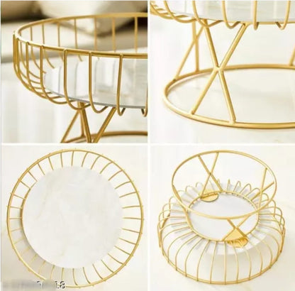 Luxury Metal Fruit Basket | Fruit Basket for Table