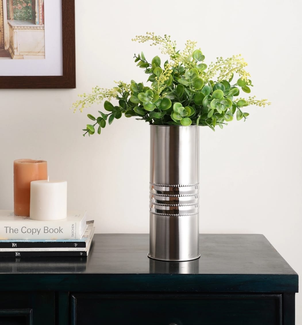 Minimalist Flower Vase in Stainless Steel - Upstyle Craft