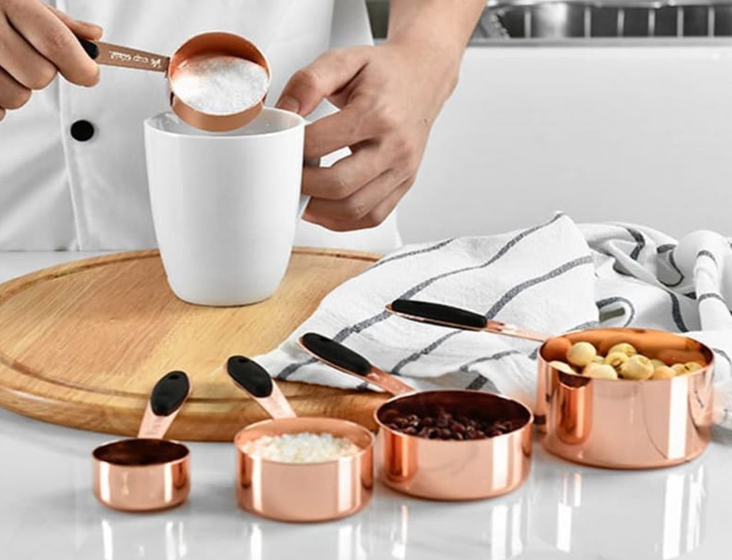 Cookware Pan & Spoon Set | Kitchen Utensils | Serving Spoons (Set of 10)