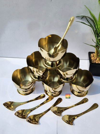 Metal Bowl and Spoon Set for Gifting