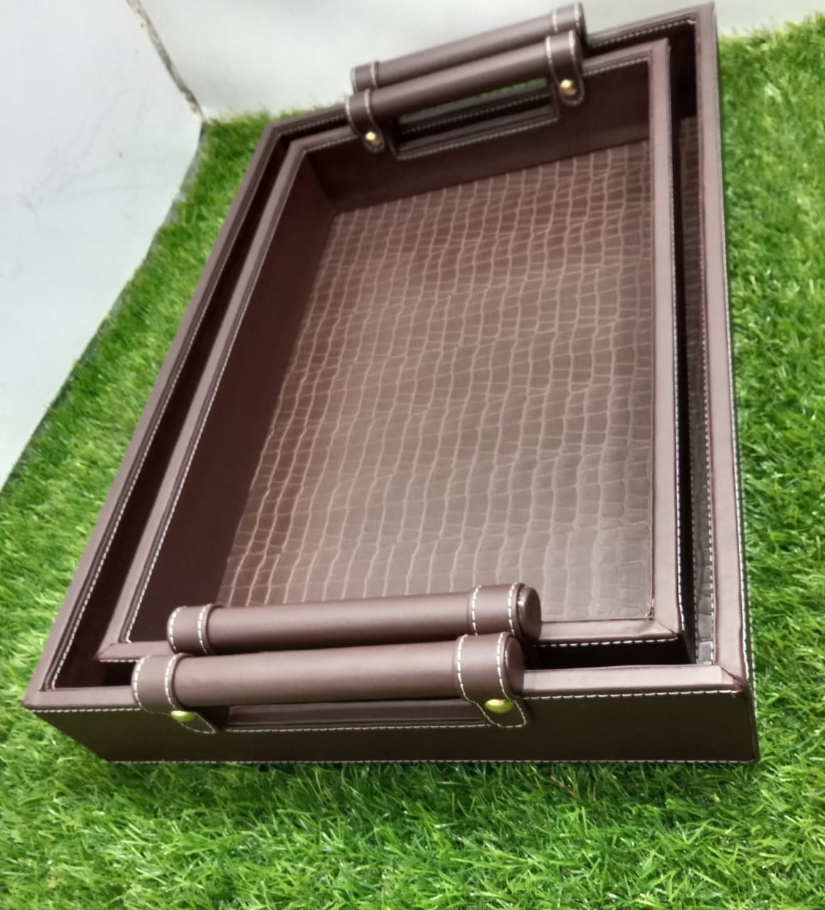 Exclusive Design Leather Trays